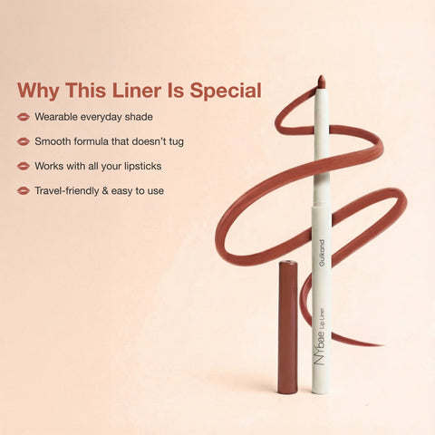 NY Bae 2-in-1 Lip Liner & Lip Colour - Shade- Gulkand
