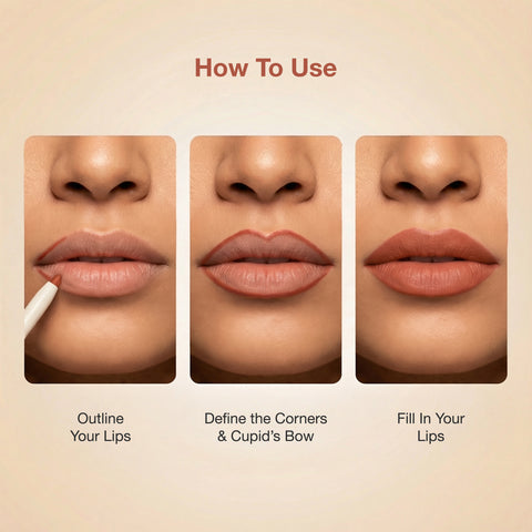 NY Bae 2-in-1 Lip Liner & Lip Colour - Shade- Gulkand