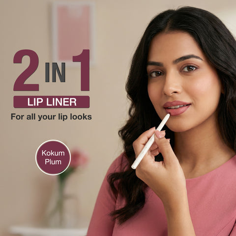 NY Bae 2-in-1 Lip Liner & Lip Colour - Shade- Kokum Plum