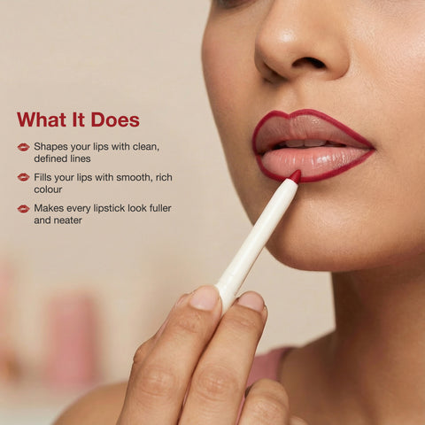 NY Bae 2-in-1 Lip Liner & Lip Colour - Shade- Kashmiri Mirch