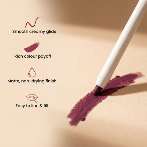 NY Bae 2-in-1 Lip Liner Kit Pack of 6 - 6 Multi-Use Lip Pencils