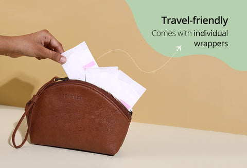 Carmesi Panty Liners | Cushiony Soft | Protect against Spotting & Light Discharge | End-To-End Sticking | Keep You Fresh & Dry All-Day Long | Non-Toxic & Unscented | 50 Pieces - 50 Pcs