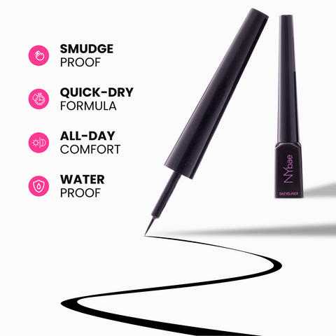 NY Bae Skeyeliner - Matte (5 ml) | Liquid Black Eyeliner