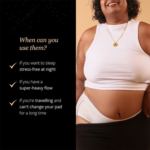 Carmesi Disposable Period Panties XXL-3XL - 4 Pcs