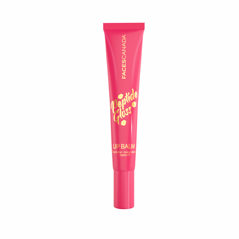 FACES CANADA Peptide Gloss Lip Balm - Blush Bloom 02 10 ml | Tinted Lip Balm