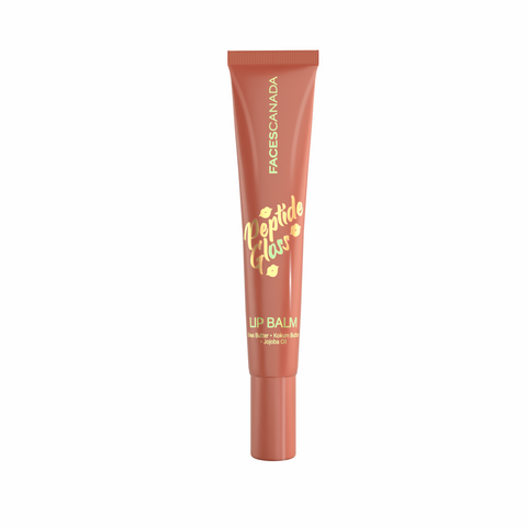 FACES CANADA Peptide Gloss Lip Balm - Mocha Melt 01 10 ml | Tinted Lip Balm