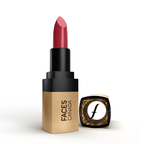 FACES CANADA Comfy Matte Velvet Touch Lipstick - Pink Biscoff 03, 4.2 gm | Velvety Matte Finish | 8HR Longstay | Intense Colour | Hydrating Lips | Smooth Application | Foodproof & Crackproof