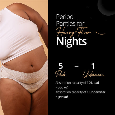 Carmesi Disposable Period Panties (XL-XXL) - 4 Pcs