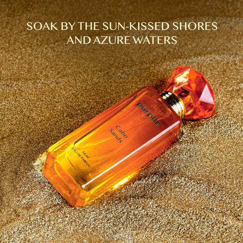 Fragrances by Purplle | Cabo Sands (50 ml) | warm notes black currant, ylang ylang, orchid, chocolate, patchouli, amber long lasting fragrance | luxury perfume for women | premium woody warm fragrance