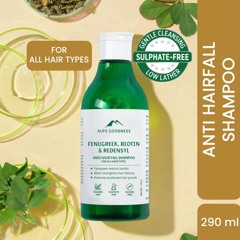 Alps Goodness Fenugreek Biotin & Redensyl Anti Hairfall Shampoo (290 ml)