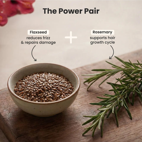 Alps Goodness Flaxseed Gel with Rosemary Oil 300 ml | Hair Mask for Hair growth & Frizz| Face Gel | Curly Hair Gel