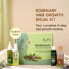 Alps Goodness Rosemary Hair Growth Ritual Kit | Powered With the Goodness of Rosemary & Flaxseed | 4 Rosemary Essential In One Routine | Promotes Fuller & Stronger Looking Hairs | Helps Prevent Hairfall | 100% Natural | Pack of 4