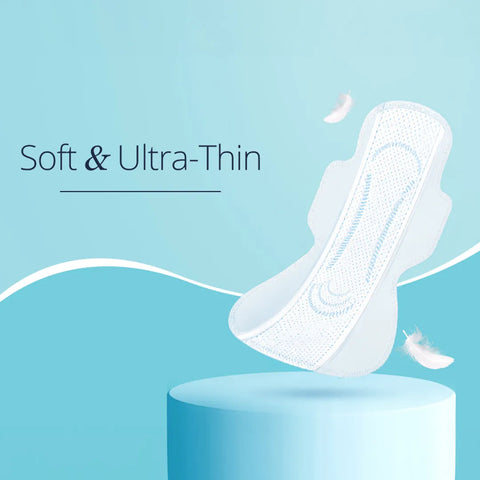 Carmesi Air Feel Sanitary Pads With Dual Airflow Pores - 10 XL Pads With Wide Back | Airy Dry Sweat-Free Rash-Free & Comfy | Soft Lightweight & Ultra-Thin | Super-Absorbent Core | Non-Toxic