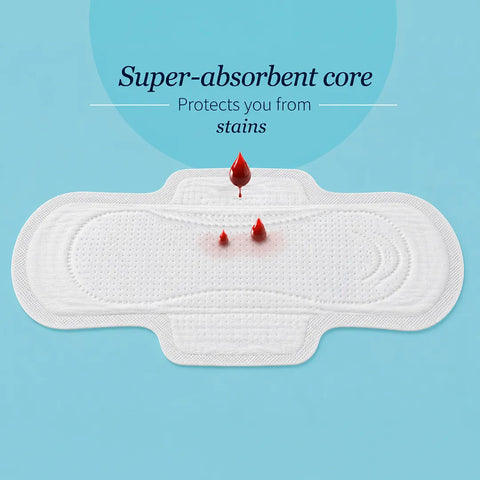 Carmesi Air Feel Sanitary Pads With Dual Airflow Pores - 10 XL Pads With Wide Back | Airy Dry Sweat-Free Rash-Free & Comfy | Soft Lightweight & Ultra-Thin | Super-Absorbent Core | Non-Toxic