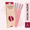 Carmesi Facial Razor for Women (Pack of 4)