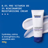 Dermdoc 0.5% Pro Vitamin B5 & 3% Niacinamide Moisturising Cream | Strengthens Dry & Sensitive Skin Barrier | Locks in Moisture | Helps Reduces Redness & Soothes Inflamed Skin | Lightweight & Non Greasy Formula | 100 gm