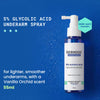 DERMDOC by Purplle 5% Glycolic Acid Underarm Treatment - Vanilla Orchid | Underarm Lightening Spray | Exfoliating & Brightening | Dark Spots Dark Neck Dark Underarms & Strawberry Legs | 55 ml