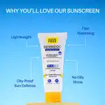 DERMDOC SPF 30 Ultra Light SPF Daily Glow Sunscreen (70 gm) | 50 gm + Extra 20g Free | Face Sunscreen | Lightweight | Non-Greasy | 0 White Cast | Oily Skin Friendly | Sunblock | PA+++ | Non-Comedogenic