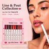 Faces Canada Line & Pout Collection Lip Liner Set | Pack of 8 Matte Lip Liners | 8 Versatile Shades for Indian Skin Tones | Creamy Glide Formula | Define Shape & Fill Lips