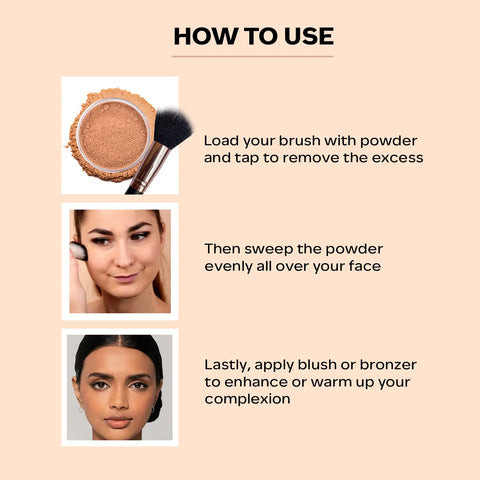 FACES CANADA Setting and Finishing Loose Powder 10 gm | Sheer Coverage & Naturally Radiant Finish | Non- Drying & Lightweight | Evens Out Skin Tone | Soft Focus Effect | Blurs Imperfections