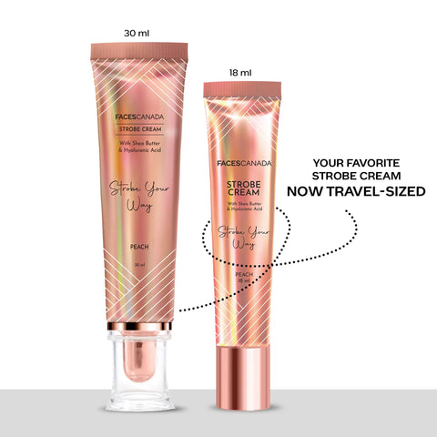 FACES CANADA Strobe Cream Mini- Peach 18 ml