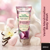 FACES CANADA Vanilla Marshmallow Body Wash for Women (200 ml) | Sweet Vanilla Scented Shower Gel | Brightening Exfoliating & Hydrating | 5% AHA BHA & Glycolic Acid | Smooth Glowing Skin
