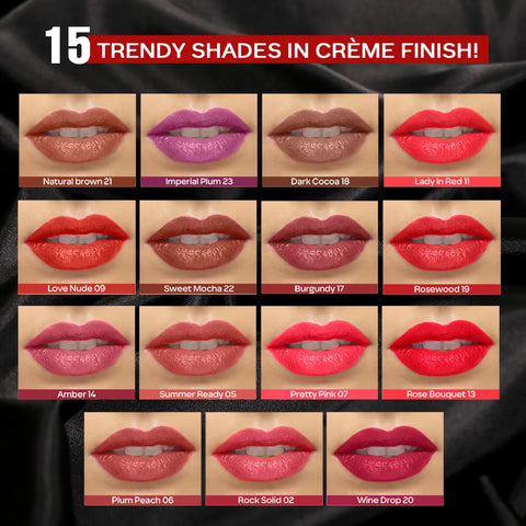 FACES CANADA Weightless Creme Finish Lipstick - Sweet Mocha 22 4 gm