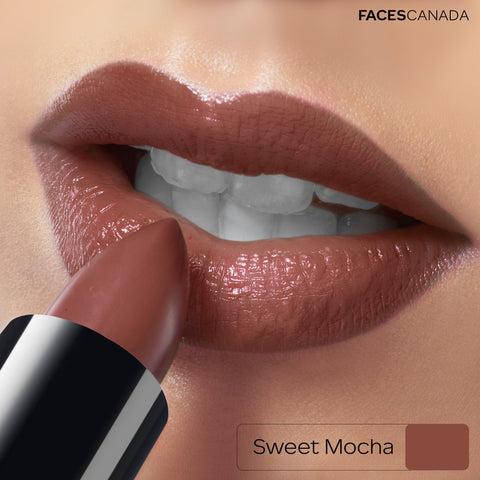 FACES CANADA Weightless Creme Finish Lipstick - Sweet Mocha 4 gm