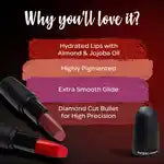 FACES CANADA Weightless Matte Lipstick - Royal Maroon 16 (Maroon) 4.5 gm