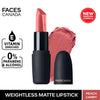 FACES CANADA Weightless Matte Lipstick - Peach Candy 14 4.5 gm
