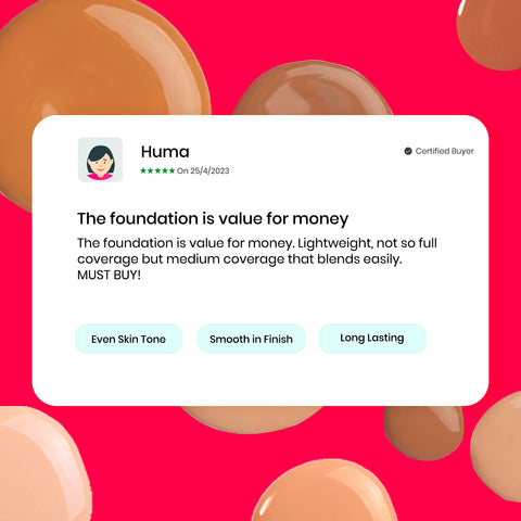 NY Bae Dewy Drops Foundation| Natural Finish | Everyday Glow |Lightweight Concealer | Moisturising - Freddo 04 (30 ml)