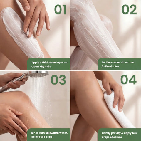 Good Vibes Aloe Vera Ultra Smooth Hair Removal Cream - 100 gm