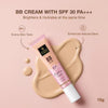 Good Vibes BB Cream SPF 30 PA+++ | Brightening Complex with Alpha Arbutin Glutathione Niacinamide & Hyaluronic Acid | Even Skin Tone| Instant Spot Coverage | Natural Glow & Hydration | Lightweight Daily Wear | 15 gm