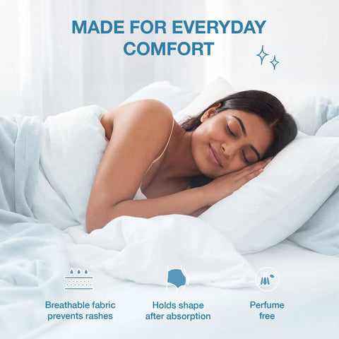 Good Vibes Comfort Care All Day Sanitary Pads | Ultra Thin & Flexible | Cottony Soft Topsheet | Rash-Free & Breathable | Side Leak Protection | Perfume-Free Pads for Women | Heavy Flow | Size XL | Pack of 16