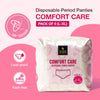 Good Vibes Comfort Care Disposable Period Panties for Women Pack of 5 (XL-XXL) – Leak-Proof Rash-Free & Super Absorbent | 360° Coverage | Overnight Protection for Heavy Flow | Sanitary Underwear |