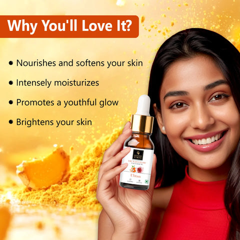 Good Vibes De-Tan Glow Ubtan Face Serum (15ml)