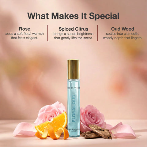 Good Vibes Floral Oud Eau De Parfum for Women  – 15 ml