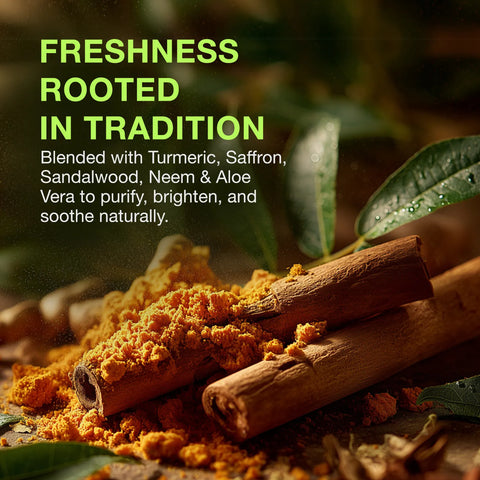 Good Vibes Fresh Care Ubtan Underarm Roll On – Earthy Fresh - 50ml