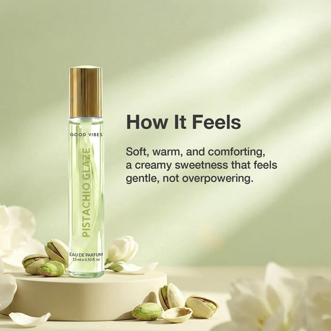 Good Vibes Pistachio Glaze Eau De Parfum for Women – 15 ml
