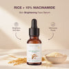 Good Vibes Rice + 10% Niacinamide Brightening Face Serum  15 ml