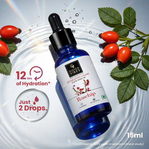 Good Vibes Rosehip Hydrating Glow Face Serum (15 ml)