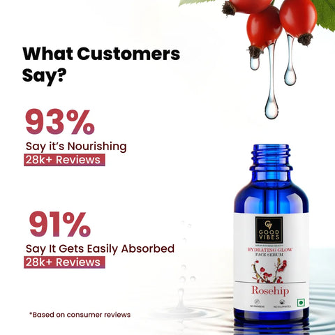 Good Vibes Rosehip Hydrating Glow Face Serum (15 ml)