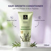 Good Vibes Rosemary Rice Protein & Multi Peptide Hair Growth Conditioner | Strengthens Hair & Reduces Breakage | Smooth Tangle-Free Hair | Supports Healthy Hair Growth | For Weak & Damaged Hair -100 ml