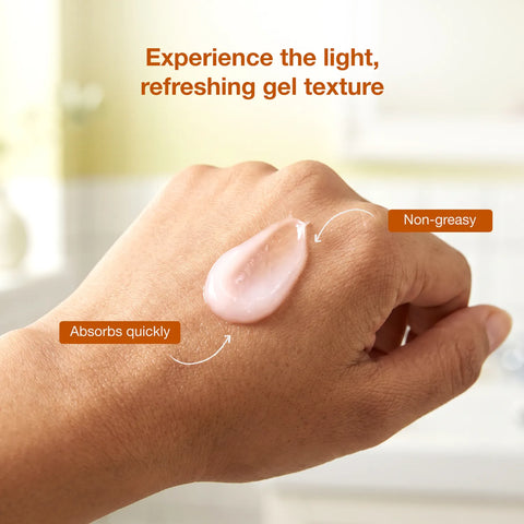 Good Vibes Vitamin C Super Light Gel Moisturiser | 6% Hydration Complex + Vitamin C + Niacinamide | Oil-Free Gel Moisturiser | Lightweight Hydration for Bright & Even-Looking Skin | Non-Sticky & Fast-Absorbing | 120 gm