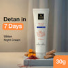 Good Vibes Ubtan De-Tan Glow Night Cream With Serum-Powered Beauty (30 gm)