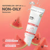 Good Vibes Hydrating Watermelon Sunscreen SPF 50 PA++++ | With Watermelon Extract & Hyaluronic Acid | Lightweight Non-Sticky | No White Cast | Broad Spectrum UVA & UVB Protection | All Skin Types | 50 gm