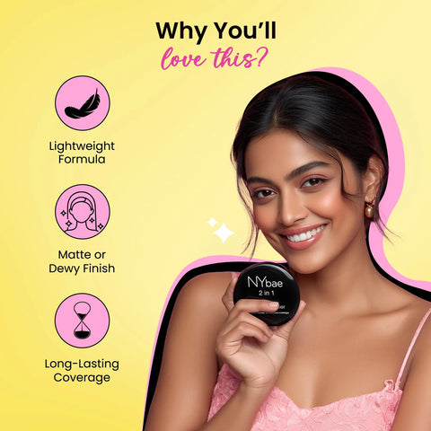NY Bae All I need Wet & Dry Compact 02 - Medium 9 gm