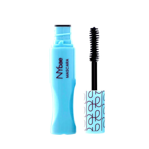 NY Bae Long Lash Mascara - Intense Black (5ml) | Mini Mascara | Volume + Length + Curl Effect | Thick Eyelashes | Smudgeproof | Dries Quickly | Eye Makeup | Travel Pack