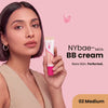 NY Bae-sics BB Cream - Shade 02 Medium | Vitamin C Niacinamide Hyaluronic Acid & Vitamin E | Buildable Coverage | Demi-Matte Skin-Like Finish | Airy Texture | All Skin Types 15 ml