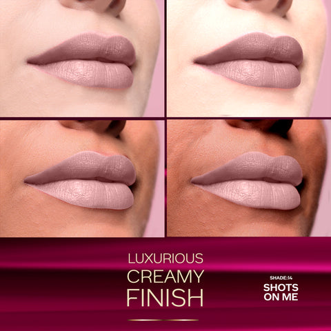 FACES CANADA Comfy Matte Crayon I Creamy Matte I Chamomile & Shea Butter I Alcohol-free I Shots on me 14 2.8 gm